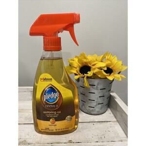 PLEDGE REVIVE IT Restoring Oil Spray 16 Oz. Sealed - Unsealed Wood - Leather FS